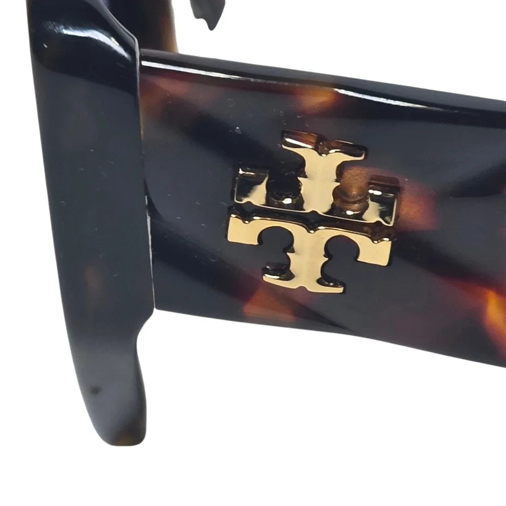 Tory‎ Burch TY7187U 1944/1U Tortoise Cat Eye Sunglasses 53□18 140 Blue Lens